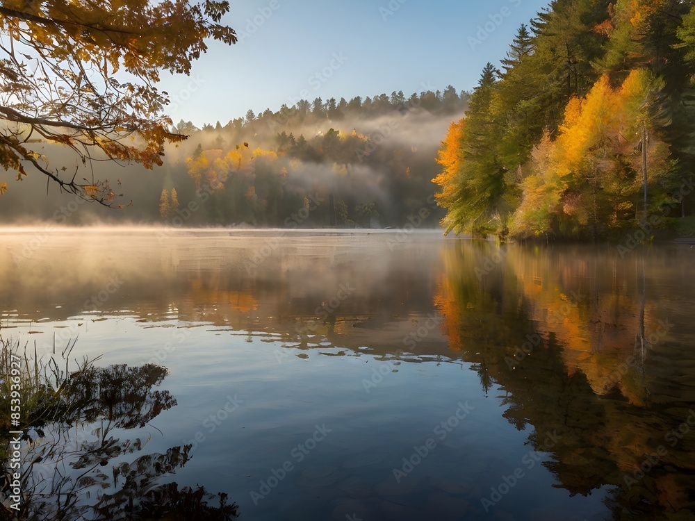 Fototapeta premium autumn in the park