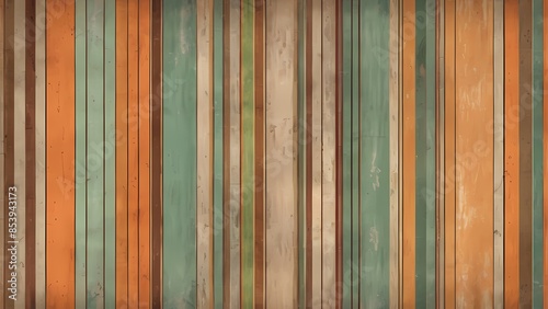 Distressed Elegance: Faded Stripes in Retro Shades Background 