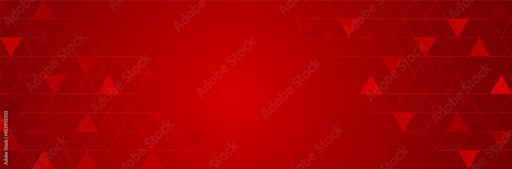Abstract red geometric vector background