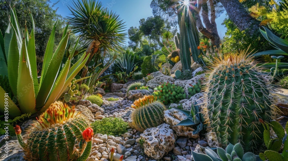 The cactus is very beautiful. The cactus is very beautiful.