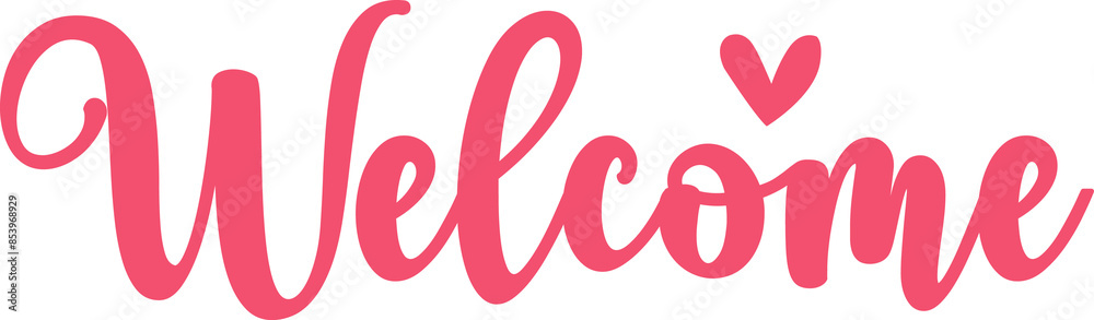 Welcome typography design on plain white transparent isolated background for sign, card, shirt, hoodie, sweatshirt, apparel, tag, mug, icon, poster or badge Welcome typography design on plain white transparent isolated background for sign, card, shirt, hoodie, sweatshirt, apparel, tag, mug, icon, poster or badge