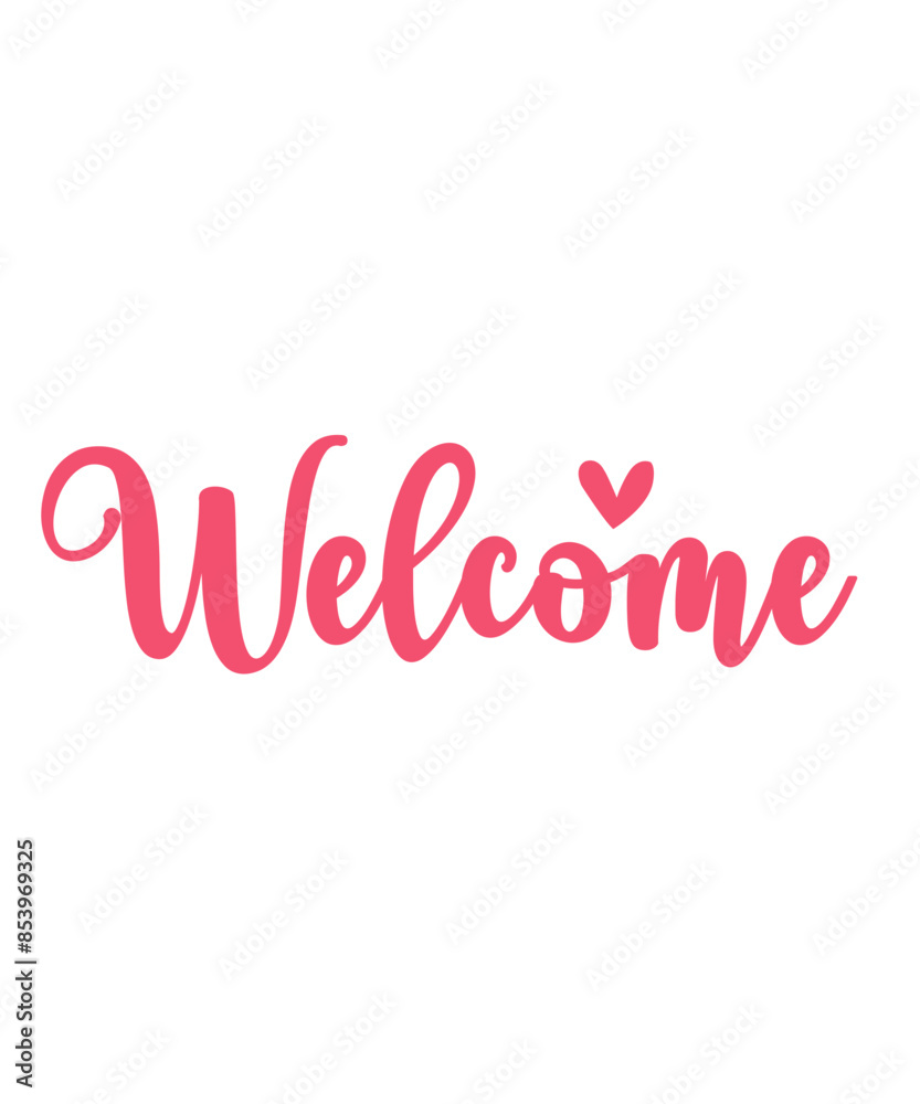 Welcome typography design on plain white transparent isolated background for sign, card, shirt, hoodie, sweatshirt, apparel, tag, mug, icon, poster or badge Welcome typography design on plain white transparent isolated background for sign, card, shirt, hoodie, sweatshirt, apparel, tag, mug, icon, poster or badge