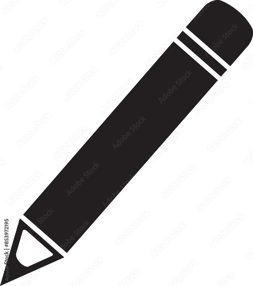 Pencil clip art design on plain white transparent isolated background for card, shirt, hoodie, sweatshirt, apparel, tag, mug, icon, poster or badge Pencil clip art design on plain white transparent isolated background for card, shirt, hoodie, sweatshirt, apparel, tag, mug, icon, poster or badge