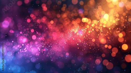 Abstract Bokeh Lights Background
