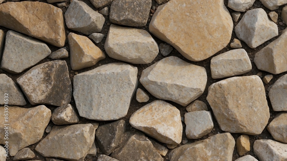 old roughly laid stone wall. rough rock pattern. Rock backdrop or background. Generative AI. old roughly laid stone wall. rough rock pattern. Rock backdrop or background. Generative AI.