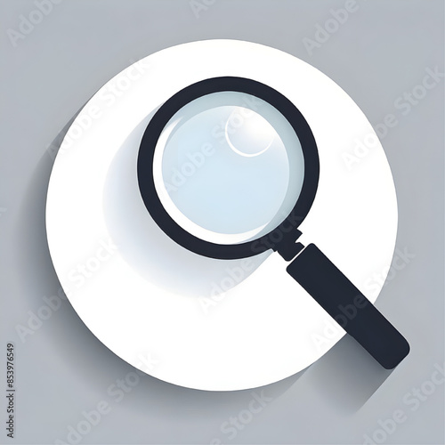 vector magnifying glass, magnifying glass icon, searching for money, searching for work