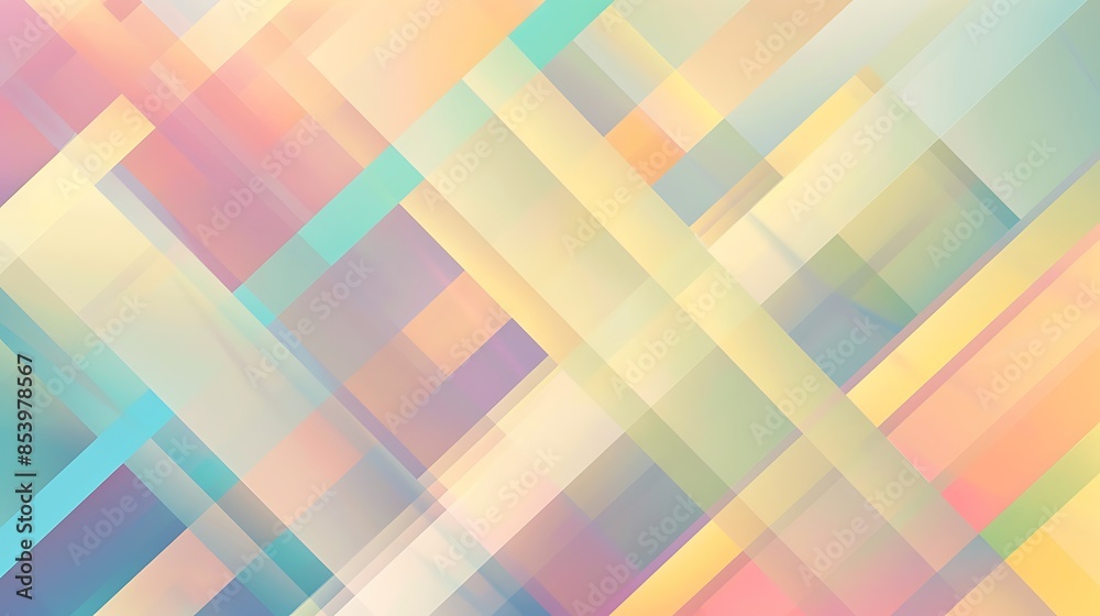Abstract Geometric Pattern with Pastel Colors Abstract Geometric Pattern with Pastel Colors