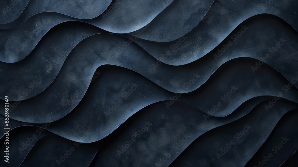 Abstract dark blue wavy textured background. Modern digital art for design and print. Design for poster, wallpaper, banner. Abstract dark blue wavy textured background. Modern digital art for design and print. Design for poster, wallpaper, banner.