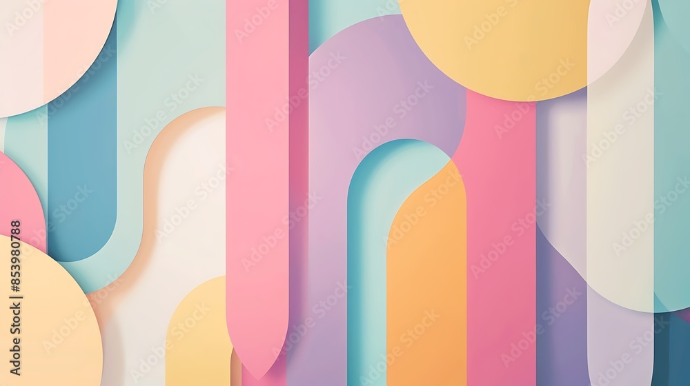 Abstract Colorful Pattern with Geometric Shapes Abstract Colorful Pattern with Geometric Shapes