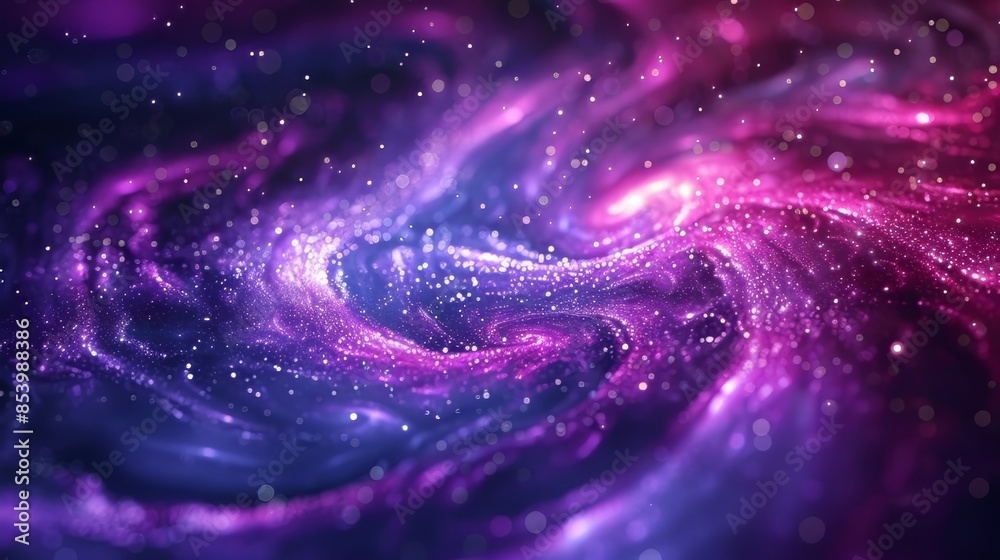 Fototapeta premium Abstract Purple And Pink Galaxy Swirl