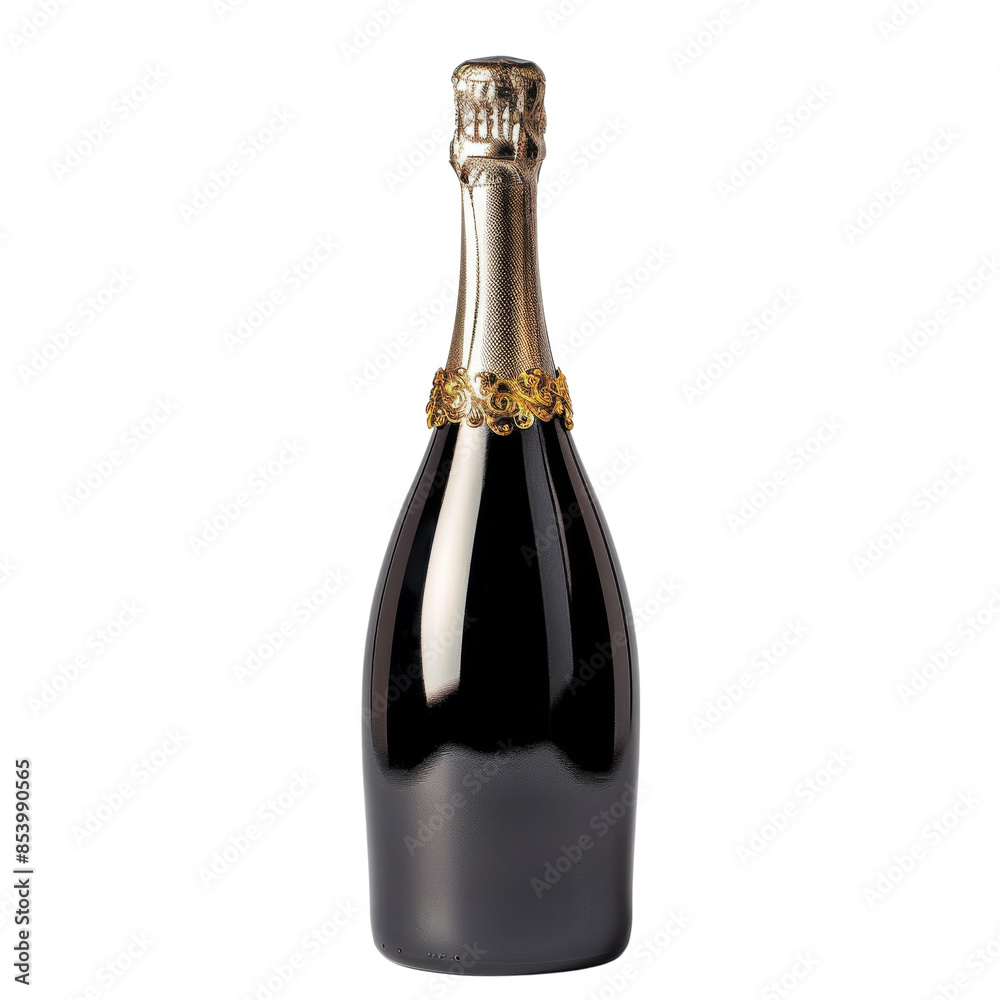PNG Single champange bottle drink wine beer. isolated white background, transparent background. PNG Single champange bottle drink wine beer. isolated white background, transparent background.