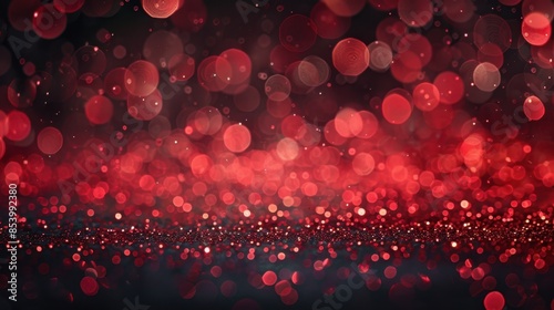 The Red Bokeh Lights photo
