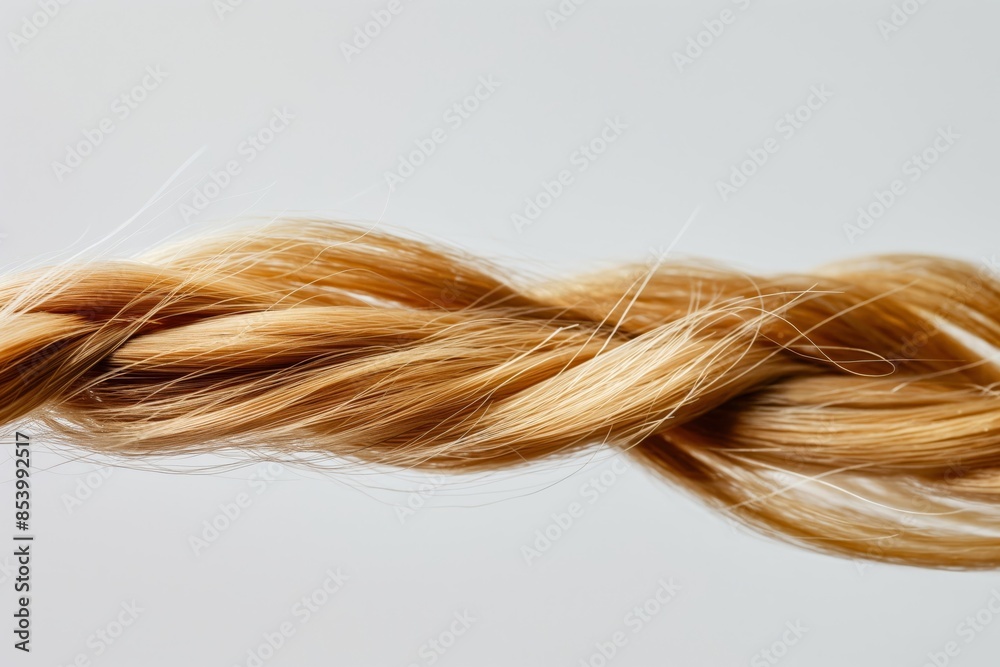 A close up of a woman's hair with a lot of split ends, perfect for hair salon, hair advertisement A close up of a woman's hair with a lot of split ends, perfect for hair salon, hair advertisement