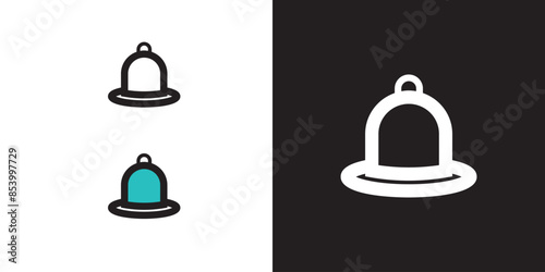 serving food logo, restaurant icon, food symbol, logo template design