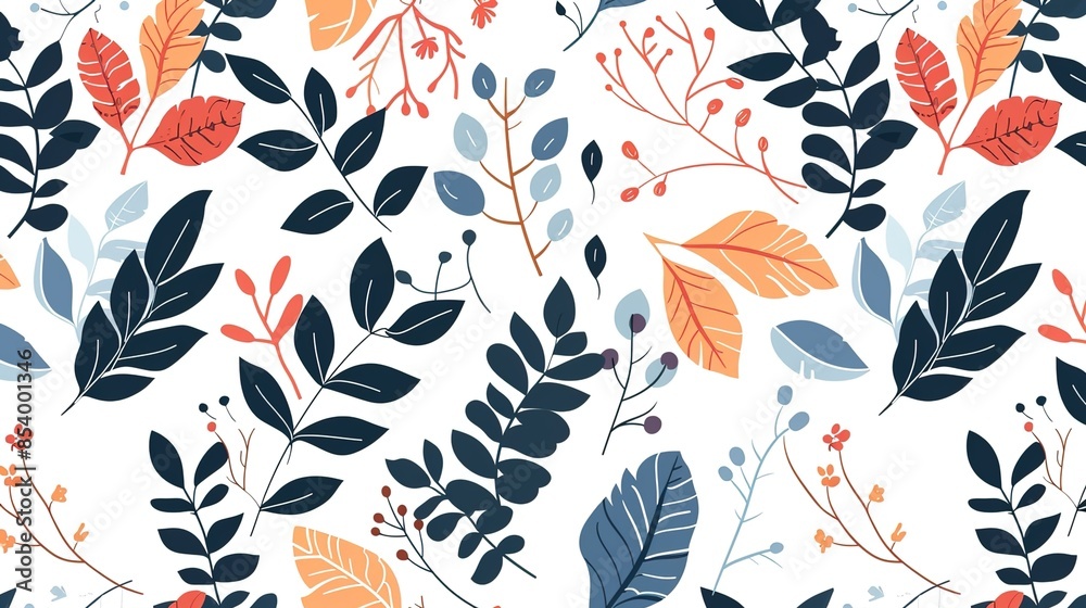 Leaf pattern wallpaper Leaf pattern wallpaper