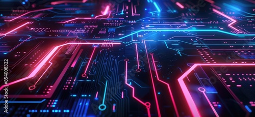 Abstract Technology Network Background.  Network Background