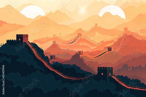 The Great Wall of China photo