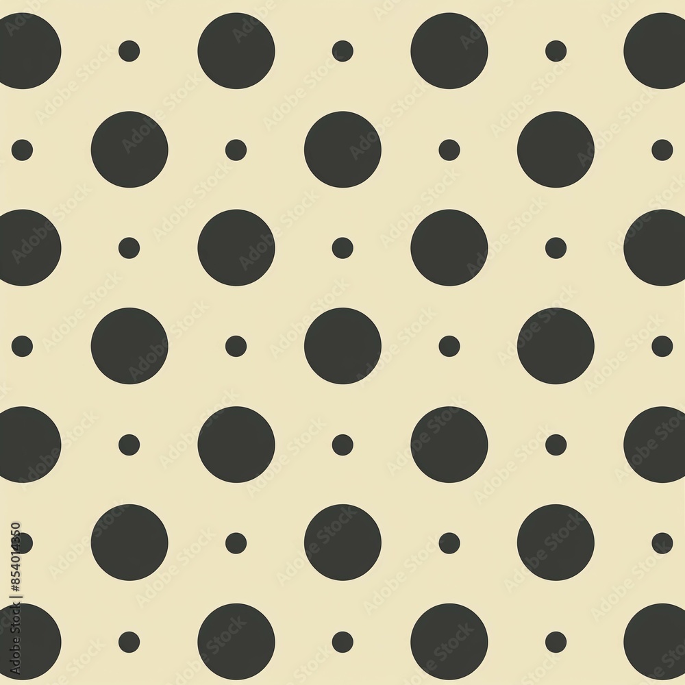 Black and navy polka dots on a neutral canvas. Black and navy polka dots on a neutral canvas.