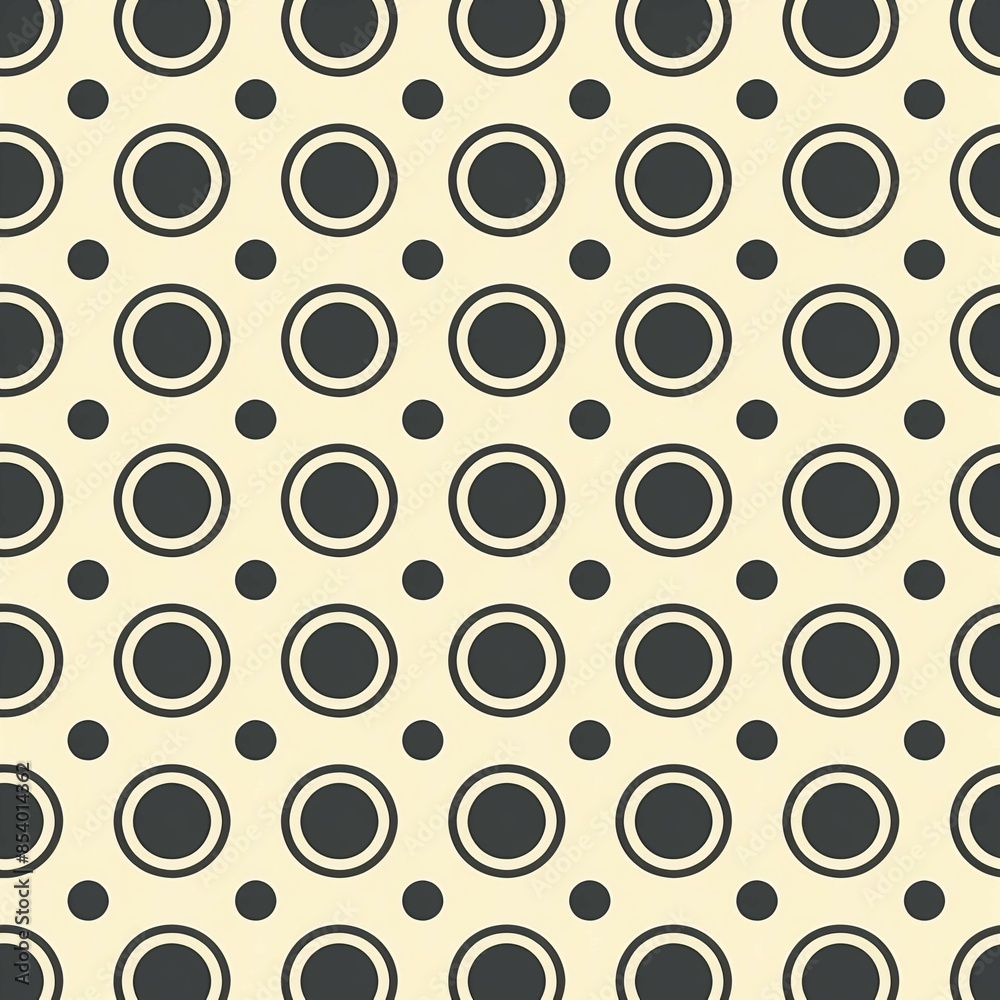 Simple polka dot design in black and navy. Simple polka dot design in black and navy.
