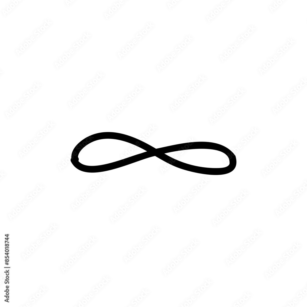 Icon of loop in hand-drawn doodle style. Suitable use for design, decoration, apparel, infographics, scrapbooks, yearbooks, children, kids inspiration and more Icon of loop in hand-drawn doodle style. Suitable use for design, decoration, apparel, infographics, scrapbooks, yearbooks, children, kids inspiration and more