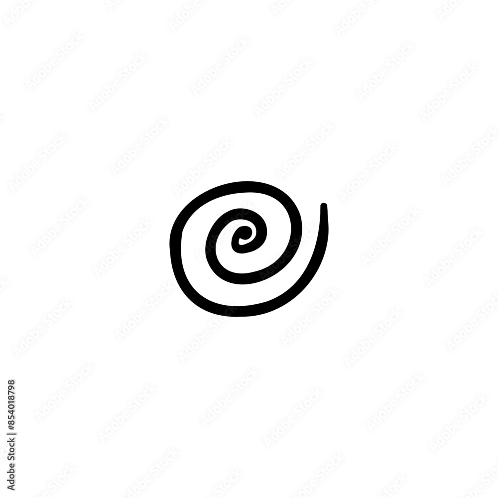 Icon of a swirl hand drawn. Suitable use for design, decoration, apparel, infographics, scrapbooks, yearbooks, children, kids inspiration and more Icon of a swirl hand drawn. Suitable use for design, decoration, apparel, infographics, scrapbooks, yearbooks, children, kids inspiration and more