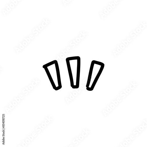 Icon of highlight in hand-drawn doodle style. Suitable use for design, decoration, apparel, infographics, scrapbooks, yearbooks, children, kids inspiration and more