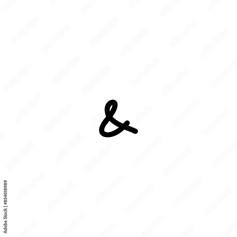 Icon of an ampersand hand drawn. Suitable use for design, decoration, apparel, infographics, scrapbooks, yearbooks, children, kids inspiration and more Icon of an ampersand hand drawn. Suitable use for design, decoration, apparel, infographics, scrapbooks, yearbooks, children, kids inspiration and more