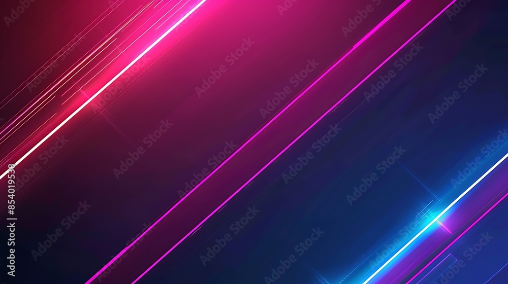 Abstract Neon Lines on a Dark Background Abstract Neon Lines on a Dark Background