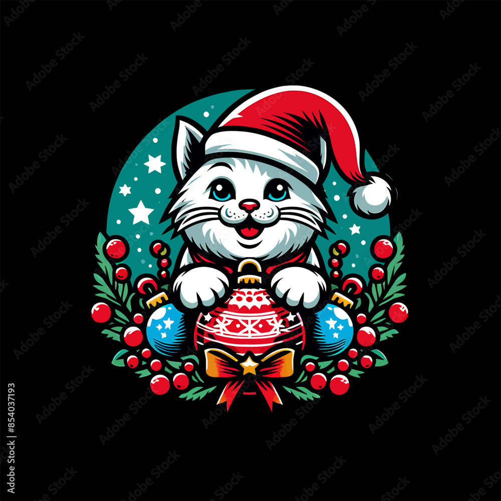 Soccer Merry Christmas Vector illustration And T Shirt Design Soccer Merry Christmas Vector illustration And T Shirt Design
