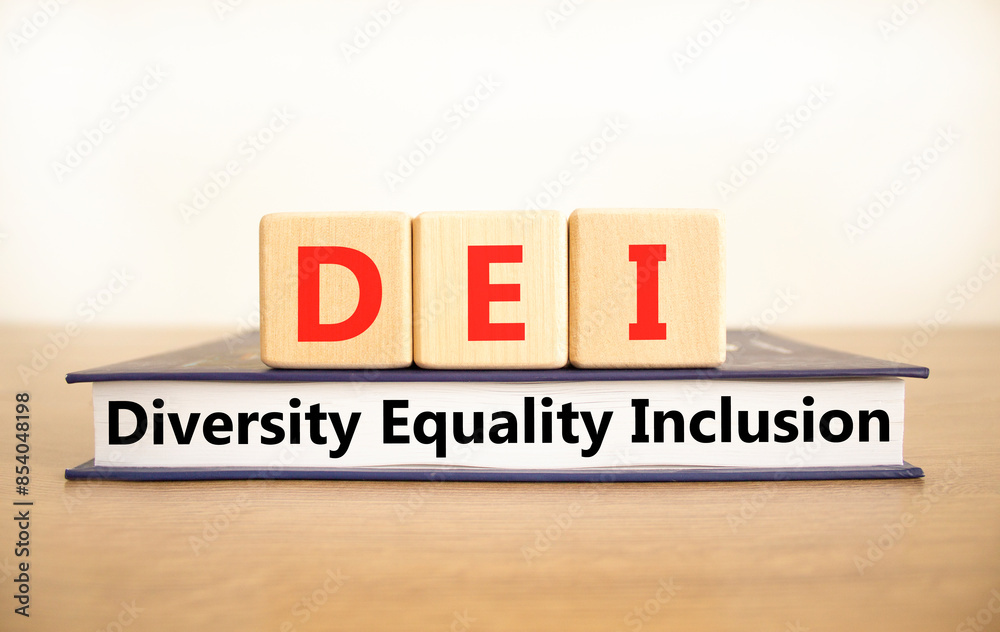 DEI diversity equality inclusion symbol. Concept words DEI diversity ...