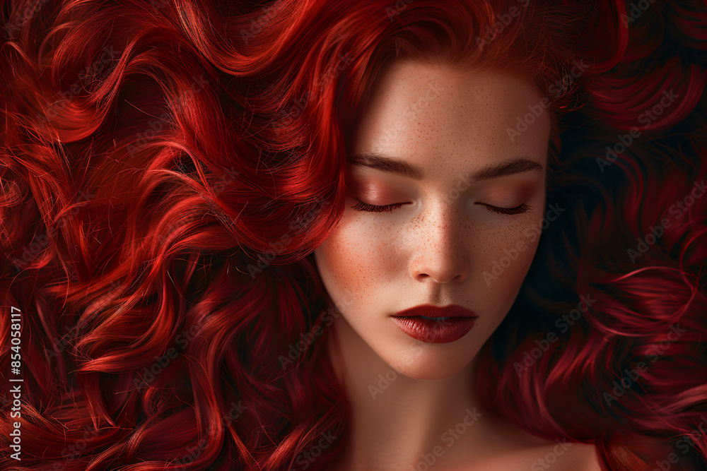 burgundy red wavy female hairstyle burgundy red wavy female hairstyle
