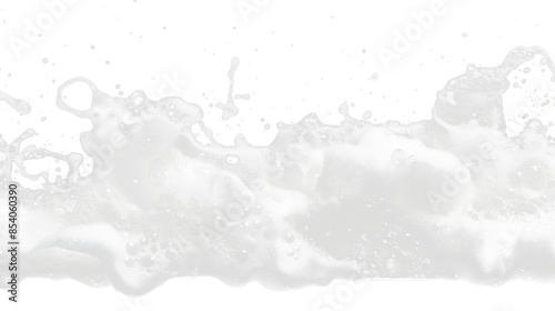 white water splashing isolated on white or transparent png