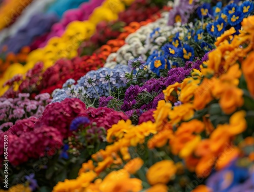 colorful-garden-full-bloom-vibrant-flowers-blossoming-nature-refreshing-outdoor-scene © Bendix
