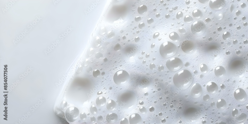 Foamy lather on soap bar showcases its smooth texture for effective cleansing. Concept Gentle Cleansing, Smooth Texture, Foamy Lather, Refreshing Scent, Effective Moisturization Foamy lather on soap bar showcases its smooth texture for effective cleansing. Concept Gentle Cleansing, Smooth Texture, Foamy Lather, Refreshing Scent, Effective Moisturization