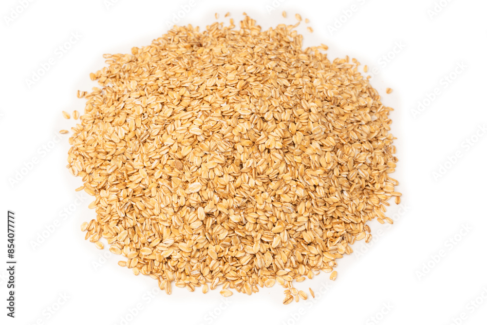 Oat-flakes isolated on a white background. Oat-flakes isolated on a white background.
