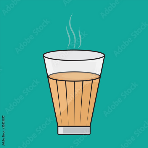 Chai or tea vector, Indian Masala Chai Vector Art