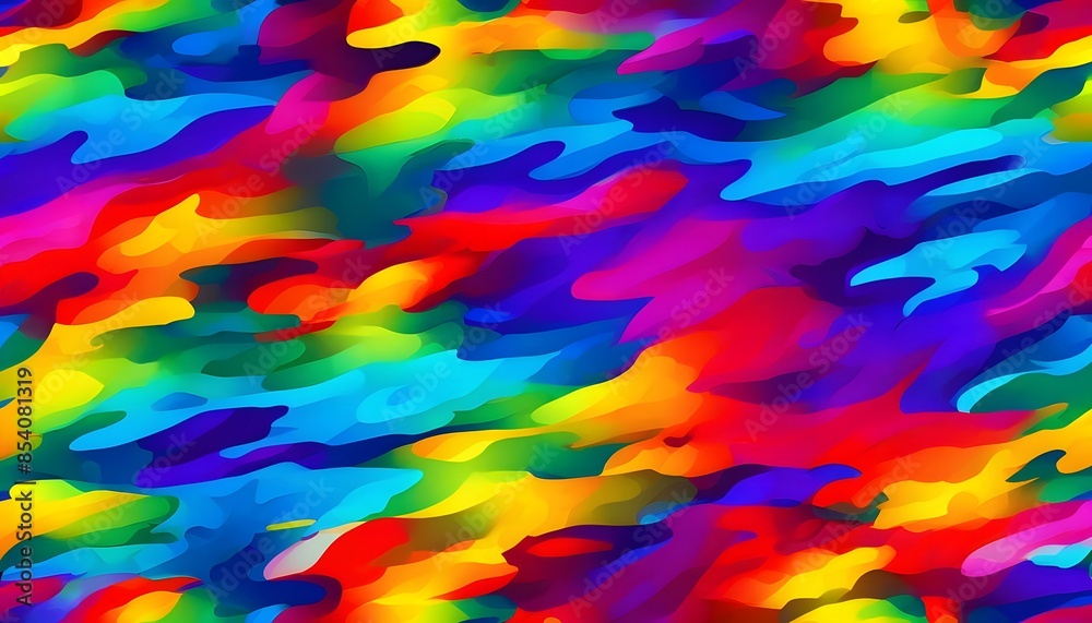 Obraz premium camouflage rainbow background, modern texture