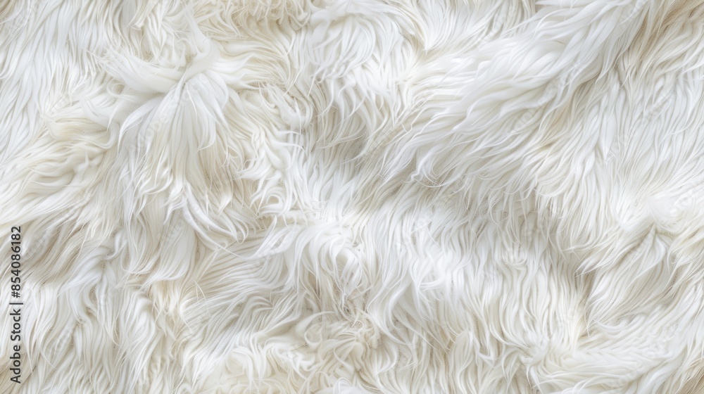 the luxurious texture of fur as a background, showcasing its soft and fluffy white surface. SEAMLESS PATTERN the luxurious texture of fur as a background, showcasing its soft and fluffy white surface. SEAMLESS PATTERN