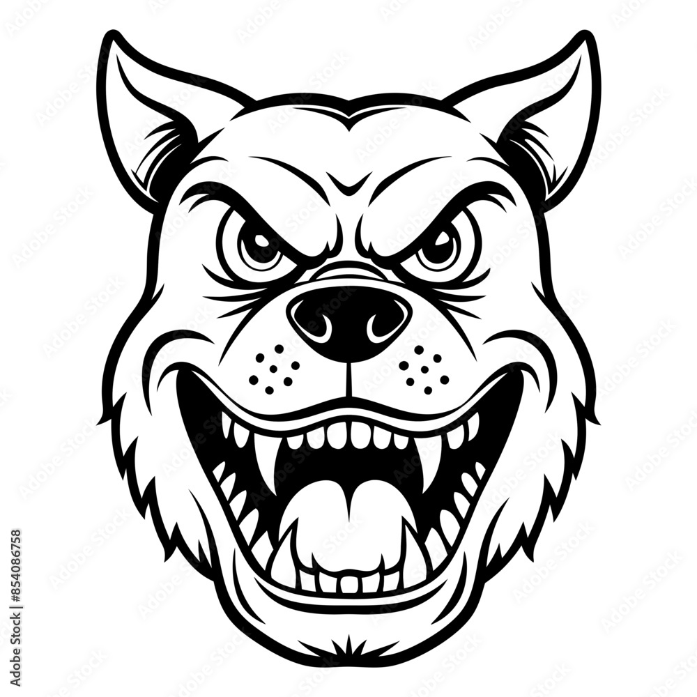 Fototapeta premium A Whimsical Dog Illustration