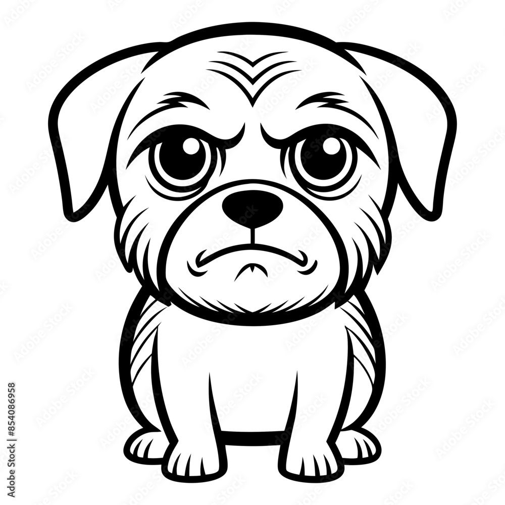 Cartoon Canines: A Whimsical Dog Illustration Cartoon Canines: A Whimsical Dog Illustration