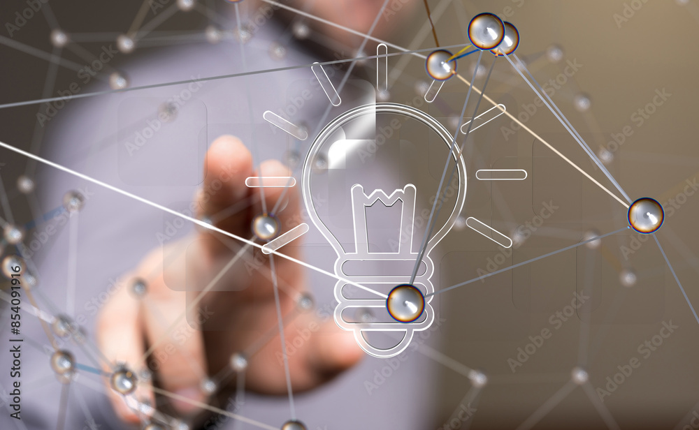 lampNeural network 3D illustration. Big data and cybersecurity lampNeural network 3D illustration. Big data and cybersecurity