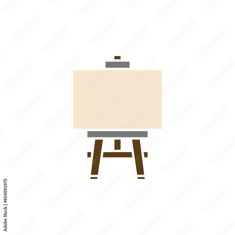 paint easel icon illustration paint easel icon illustration