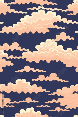 A collection of backgrounds with cloud patterns in a modern style. These vibrant and richly colored designs create unique and eye-catching compositions. Perfect for adding text and creating stylish vi