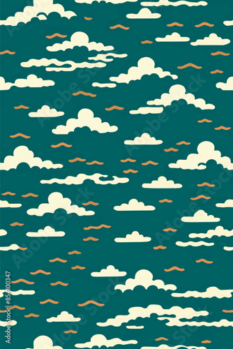 A collection of backgrounds with cloud patterns in a modern style. These vibrant and richly colored designs create unique and eye-catching compositions. Perfect for adding text and creating stylish vi