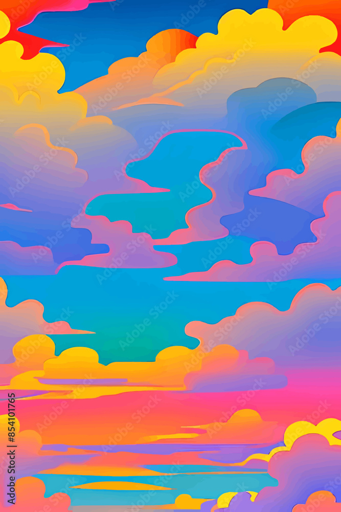 A collection of backgrounds with cloud patterns in a modern style. These vibrant and richly colored designs create unique and eye-catching compositions. Perfect for adding text and creating stylish vi A collection of backgrounds with cloud patterns in a modern style. These vibrant and richly colored designs create unique and eye-catching compositions. Perfect for adding text and creating stylish vi