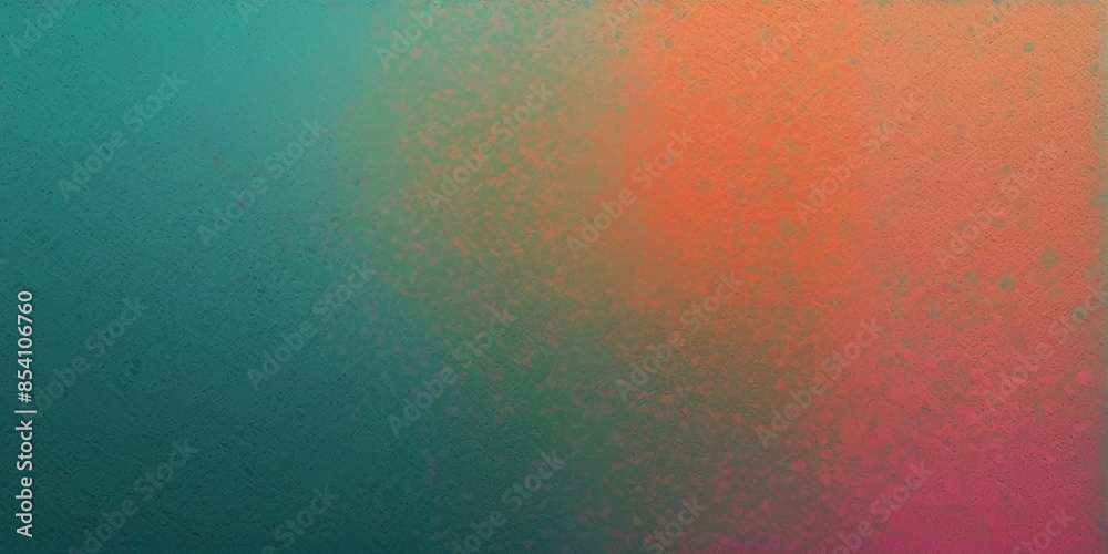 Orange teal green pink abstract grainy gradient background noise texture effect summer poster design Orange teal green pink abstract grainy gradient background noise texture effect summer poster design