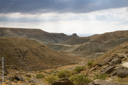 Mangystau region landscape, Kokesem area, Kazakhstan © elleonzebon