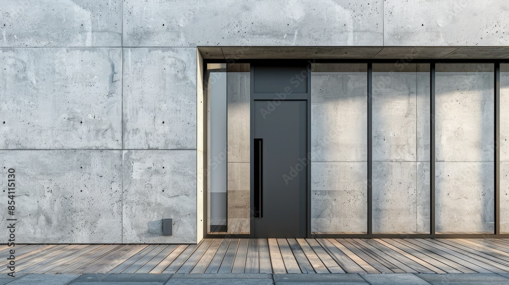 A white modern door leading into the entryway of an upscale home designed in a bold green style with wood accents. The house is minimalist but elegant, with large glass windows. A white modern door leading into the entryway of an upscale home designed in a bold green style with wood accents. The house is minimalist but elegant, with large glass windows.