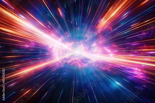 Interstellar Velocity Vortex – A Journey Through Hyperspace © photobuay
