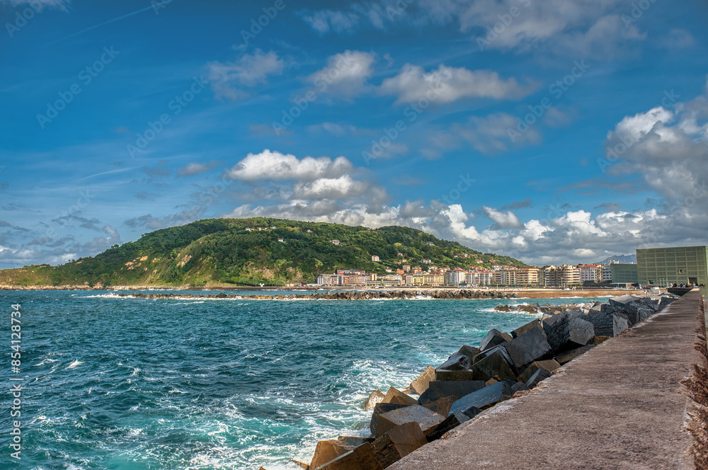 Fototapeta premium Guipuzcoa is a Spanish territory and one of the three provinces that form the autonomous community of the Basque Country.